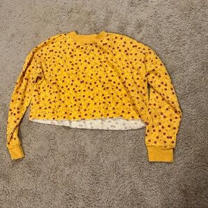 Cropped Yellow Long sleeve